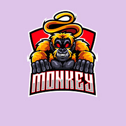 Свитшот хлопковый мужской Monkey team, цвет: лаванда — фото 2