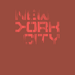 Свитшот хлопковый мужской New york city streetwear, цвет: кирпичный — фото 2