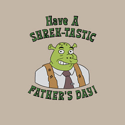 Свитшот хлопковый мужской Shrek: Father Day, цвет: миндальный — фото 2