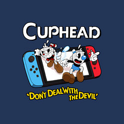 Свитшот хлопковый мужской Switch cuphead, цвет: тёмно-синий — фото 2