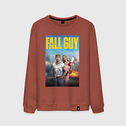 Мужской свитшот Ryan Gosling and Emily Blunt the fall guy