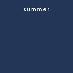Свитшот хлопковый мужской Summer минимализм, цвет: тёмно-синий — фото 2