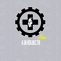 Свитшот хлопковый мужской Laibach - A face, цвет: меланж — фото 2