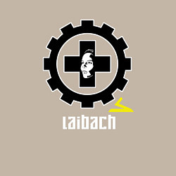 Свитшот хлопковый мужской Laibach - A face, цвет: миндальный — фото 2