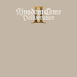 Свитшот хлопковый мужской Kingdom come 2 deliverance logo, цвет: миндальный — фото 2