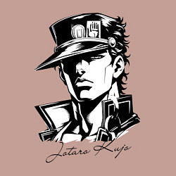 Свитшот хлопковый мужской Jotaro Kujo - anime ai art, цвет: пыльно-розовый — фото 2