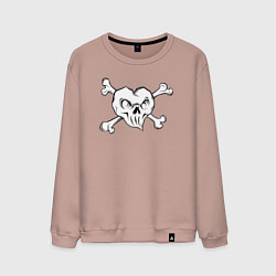 Мужской свитшот Heart skull