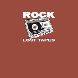 Свитшот хлопковый мужской Rock lost tapes, цвет: кирпичный — фото 2