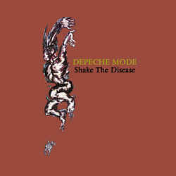 Свитшот хлопковый мужской Depeche Mode - Shake the disease single, цвет: кирпичный — фото 2