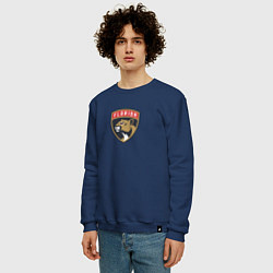 Свитшот хлопковый мужской Florida Panthers NHL, цвет: тёмно-синий — фото 2