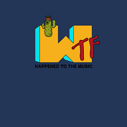 Свитшот хлопковый мужской MTV - music television, цвет: тёмно-синий — фото 2