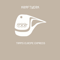 Свитшот хлопковый мужской Kraftwerk - Trans europe express, цвет: миндальный — фото 2