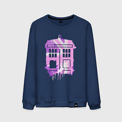 Мужской свитшот Pink tardis