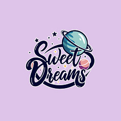 Свитшот хлопковый мужской Sweet dreams космос, цвет: лаванда — фото 2