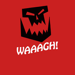 Свитшот хлопковый мужской Warhammer waaagh, цвет: красный — фото 2