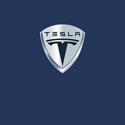 Свитшот хлопковый мужской Tesla logo, цвет: тёмно-синий — фото 2