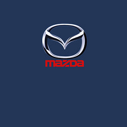 Свитшот хлопковый мужской Mazda logo, цвет: тёмно-синий — фото 2