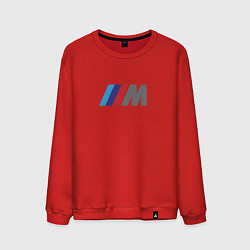 Свитшот хлопковый мужской BMW logo sport, цвет: красный