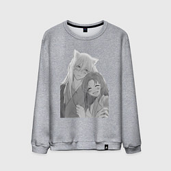 Свитшот хлопковый мужской Очень приятно Бог Томоэ, цвет: меланж