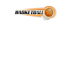 Свитшот хлопковый мужской Basketball mood, цвет: белый — фото 2