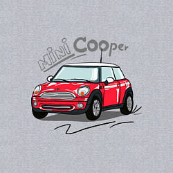 Свитшот хлопковый мужской Mini Cooper, цвет: меланж — фото 2