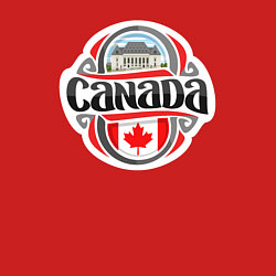 Свитшот хлопковый мужской Canada country, цвет: красный — фото 2