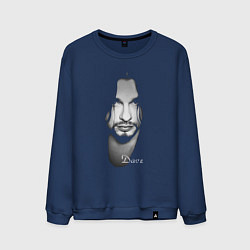 Свитшот хлопковый мужской Depeche Mode - Dave devotional, цвет: тёмно-синий