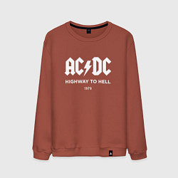 Мужской свитшот AC DC - Highway to hell 1979