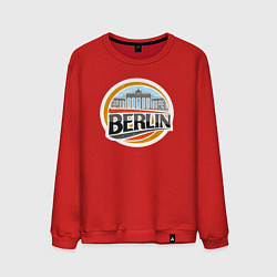 Свитшот хлопковый мужской Berlin, цвет: красный