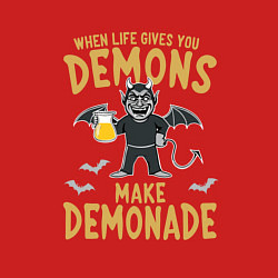 Свитшот хлопковый мужской Make demonade, цвет: красный — фото 2