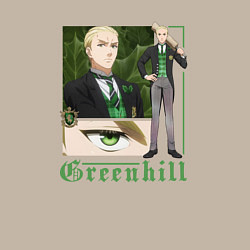 Свитшот хлопковый мужской Темный дворецкий Герман Гринхилл, цвет: миндальный — фото 2