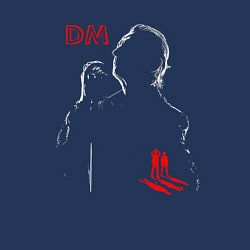Свитшот хлопковый мужской Depeche Mode - Dave memento mori frontman, цвет: тёмно-синий — фото 2