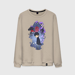 Мужской свитшот Поднятие уровня в одиночку Джину Сон охотник