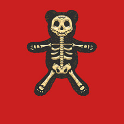Свитшот хлопковый мужской Dead bear, цвет: красный — фото 2