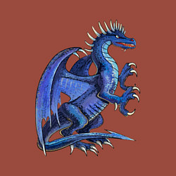 Свитшот хлопковый мужской Azure dragon, цвет: кирпичный — фото 2