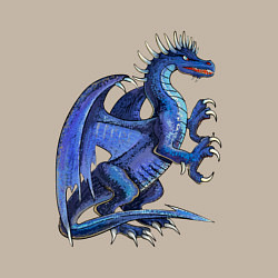 Свитшот хлопковый мужской Azure dragon, цвет: миндальный — фото 2