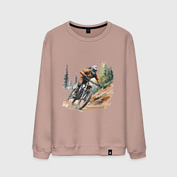 Мужской свитшот Велоспорт горный спуск