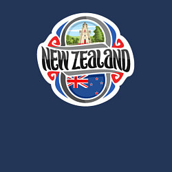 Свитшот хлопковый мужской Новая Зеландия, цвет: тёмно-синий — фото 2