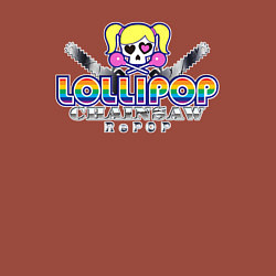 Свитшот хлопковый мужской Lollipop chainsaw repop logo, цвет: кирпичный — фото 2