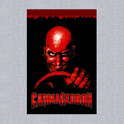 Свитшот хлопковый мужской Carmageddon driver retro, цвет: меланж — фото 2