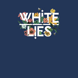 Свитшот хлопковый мужской White Lies - Flowers, цвет: тёмно-синий — фото 2