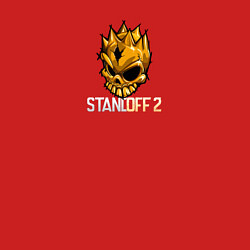 Свитшот хлопковый мужской Gold skull Standoff 2, цвет: красный — фото 2