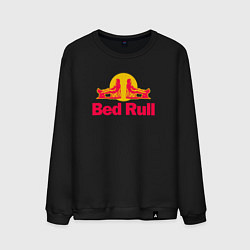 Свитшот хлопковый мужской Bed Rull, цвет: черный