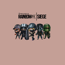 Свитшот хлопковый мужской Tom Clancys Rainbow Six Siege, цвет: пыльно-розовый — фото 2