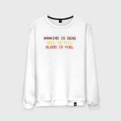 Мужской свитшот Mankind is dead Ultrakill