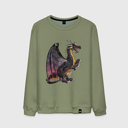 Мужской свитшот HOMM3 Black Dragon