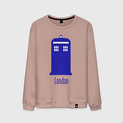 Мужской свитшот Tardis - London