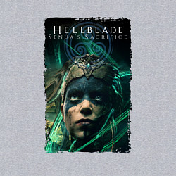 Свитшот хлопковый мужской Senua - Game Hellblade, цвет: меланж — фото 2