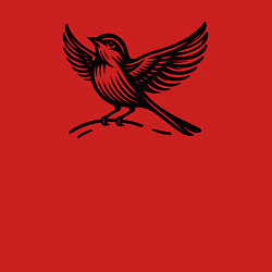 Свитшот хлопковый мужской Пташка, цвет: красный — фото 2