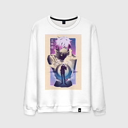 Мужской свитшот Магическая битва Сатору Годзё расширение территори